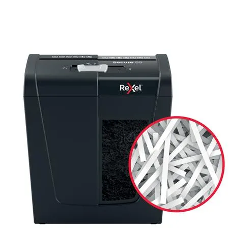 Skartovací stroj, pásiky, 5 listov, REXEL, "Secure S5" 4
