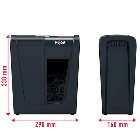Skartovací stroj, pásiky, 5 listov, REXEL, "Secure S5" 6