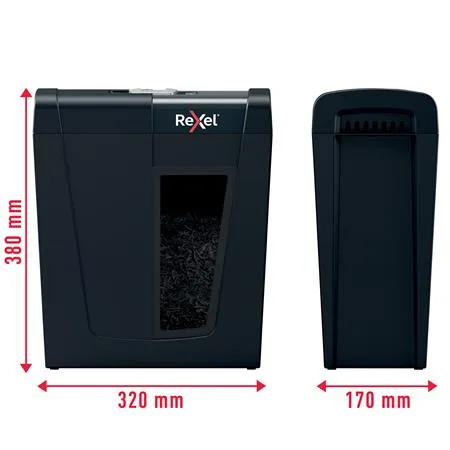 Skartovací stroj, konfety, 8 listov, REXEL, "Secure X8" 6