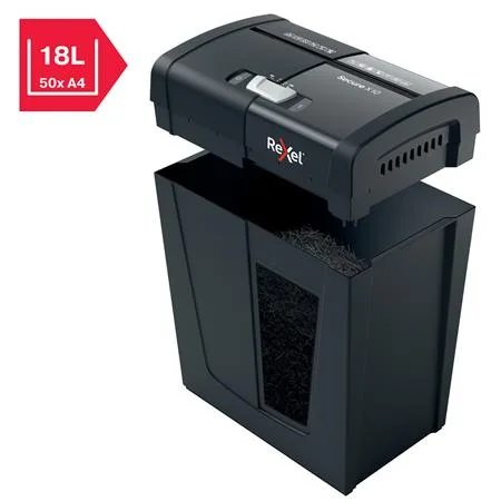 Skartovací stroj, konfety, 10 listov, REXEL, "Secure X10" 3