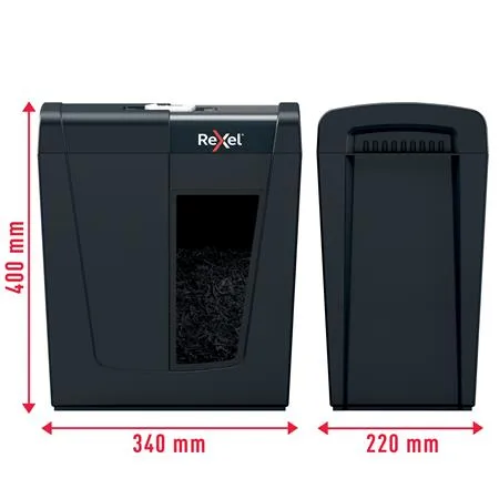 Skartovací stroj, konfety, 10 listov, REXEL, "Secure X10" 6