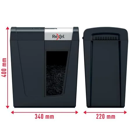 Skartovací stroj, mikrokonfety, 6 listov, REXEL, "Secure MC6" 6