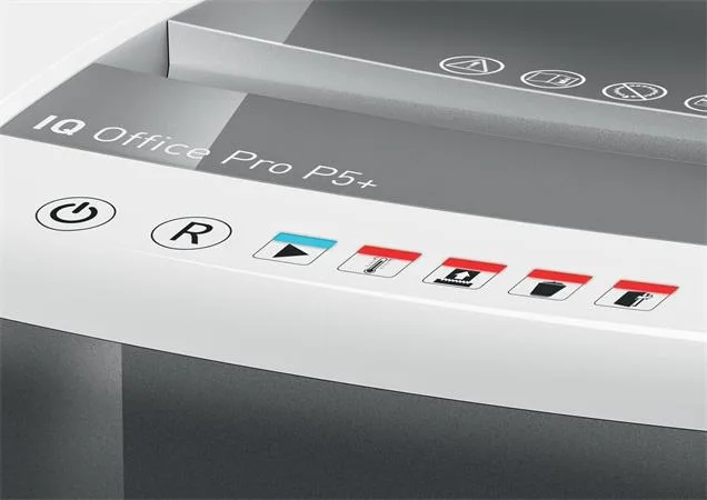 Skartovací stroj, mikrokonfety, 7 listov, LEITZ "IQ Office Pro P5+" 3
