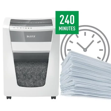 Skartovací stroj, mikrokonfety, 7 listov, LEITZ "IQ Office Pro P5+" 6