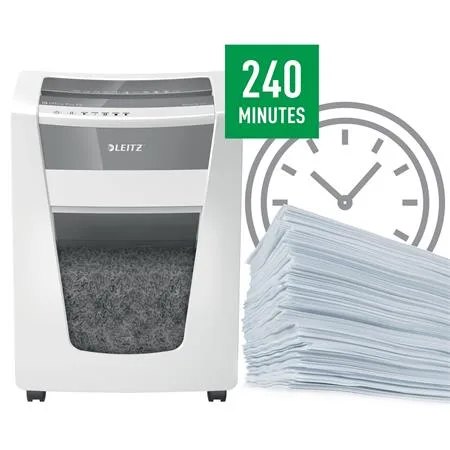 Skartovací stroj, mikrokonfety, 15 listov, LEITZ "IQ Office Pro P5 " 6