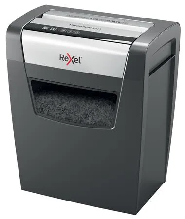 Skartovací stroj, konfety, 10 listov, REXEL, "Momentum X410" 3