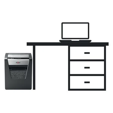 Skartovací stroj, mikrokonfety, 10 listov, REXEL, "Momentum M510" 8