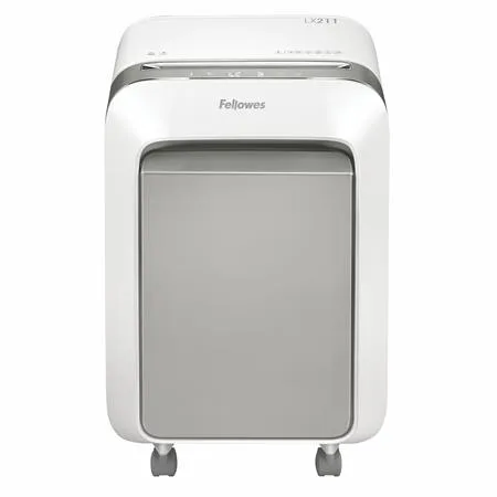 Skartovací stroj, mikro krížový rez, 14 listov, FELLOWES "Powershred LX211", biela 2