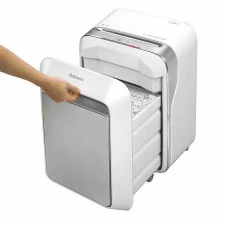 Skartovací stroj, mikro krížový rez, 14 listov, FELLOWES "Powershred LX211", biela 3