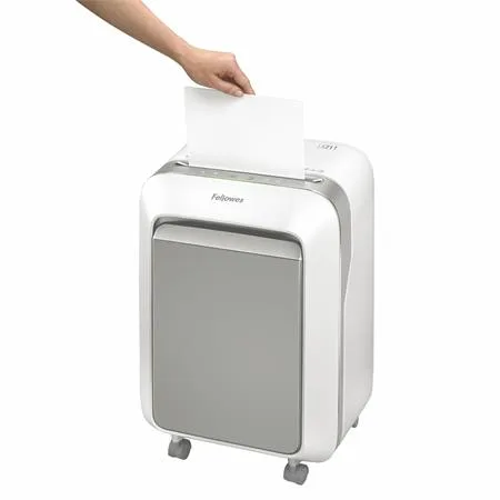 Skartovací stroj, mikro krížový rez, 14 listov, FELLOWES "Powershred LX211", biela 5