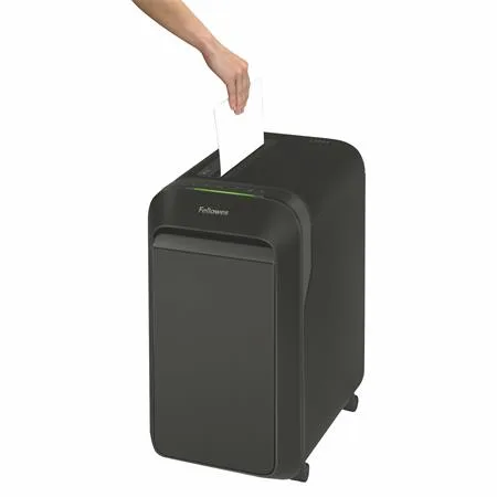 Skartovací stroj, mikro krížový rez, 18 listov, FELLOWES "Powershred LX221", čierna 4
