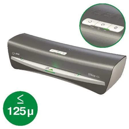 Laminovací stroj, A4, 80-125 mikr, LEITZ "iLam Office", strieborný 5