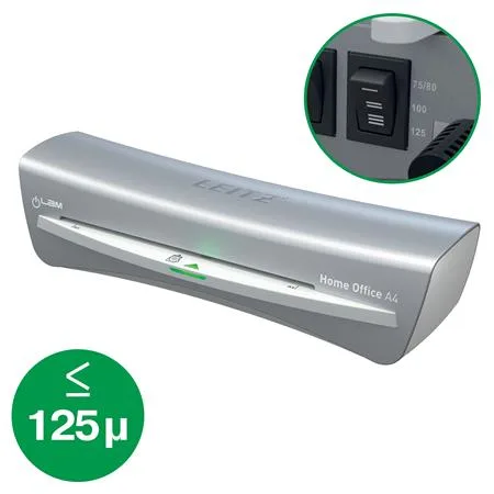 Laminovací stroj, A4, 75-125 mikr., LEITZ "iLam Home Office", sivý 4