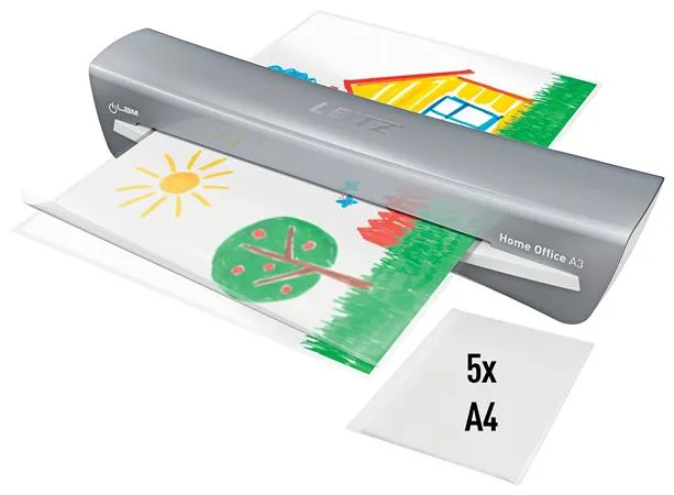 Laminovací stroj, A3, 75-125 mikr., LEITZ "iLam Home Office", sivý 5