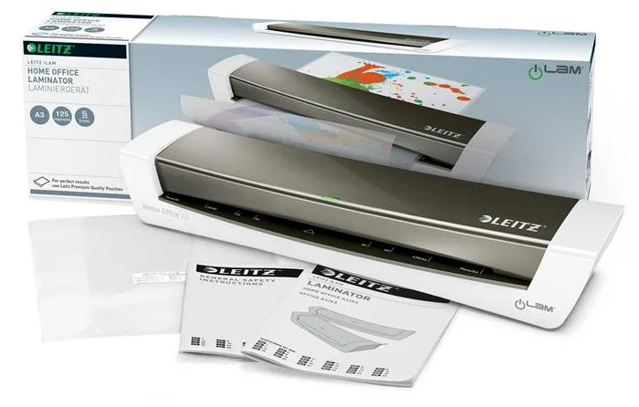 Laminovací stroj, A3, 75-125 mikr., LEITZ "iLam Home Office", sivý 9