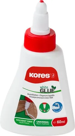 Hobby lepidlo, 60 ml, KORES "White Glue" 2