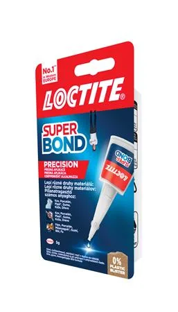 Sekundové lepidlo, 5 g, HENKEL "Loctite Super Bond Precision" 2