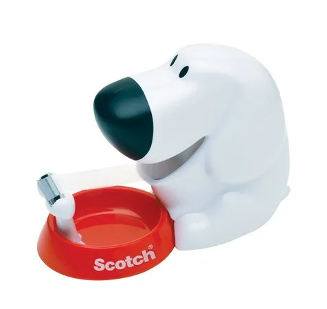 Dispenzor na lepiacu pásku, stolový, s lepiacou páskou, 3M SCOTCH "C31", pes 2