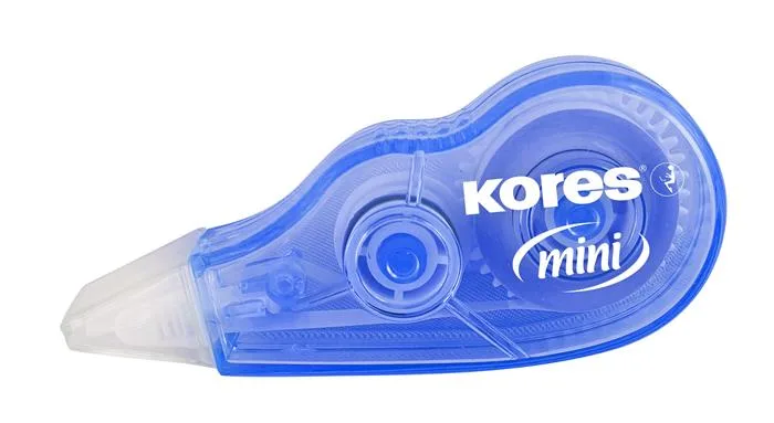 Korekčný roller, 5 mm x 5 m, KORES "Mini", mix farieb 2