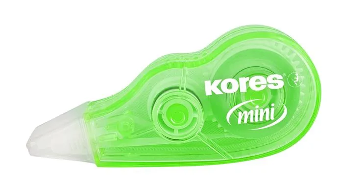 Korekčný roller, 5 mm x 5 m, KORES "Mini", mix farieb 3