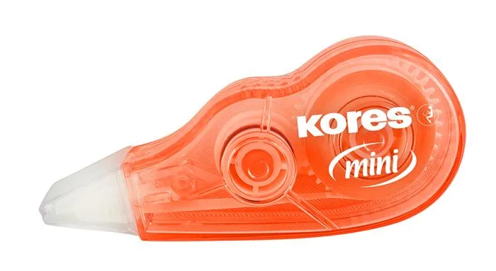 Korekčný roller, 5 mm x 5 m, KORES "Mini", mix farieb 5