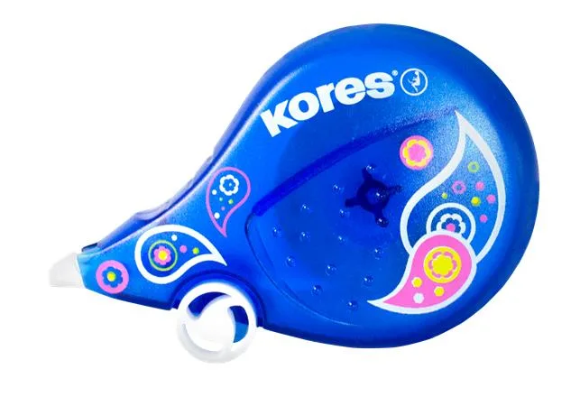 Korekčný roller, 4,2 mm x 8 m, KORES "Fantasy Scooter, Paisley", rôzne farby 2