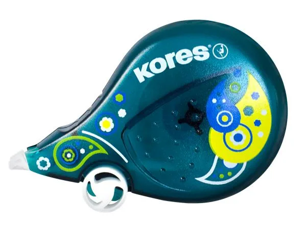 Korekčný roller, 4,2 mm x 8 m, KORES "Fantasy Scooter, Paisley", rôzne farby 3