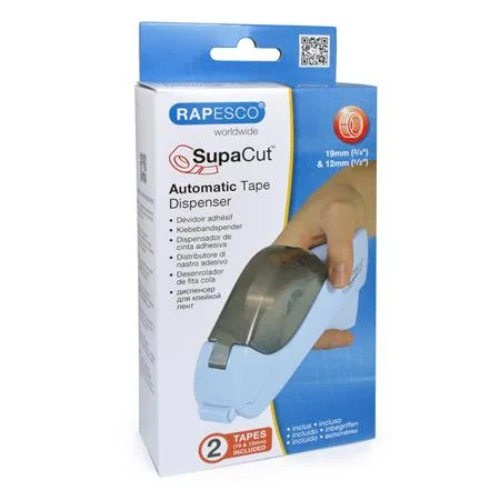 Dispenzor na lepiacu pásku, Rapesco „SupaCut”, svetlomodrý 4
