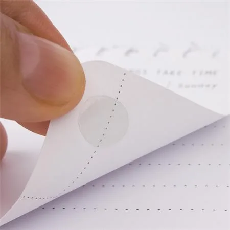 Lepiace bodky, odnímateľné, APLI "Transparent Dots", priesvitné 2