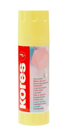 Lepiaca tyčinka, v tube pastelovej farby, 2x40 g, KORES, mix farieb 3