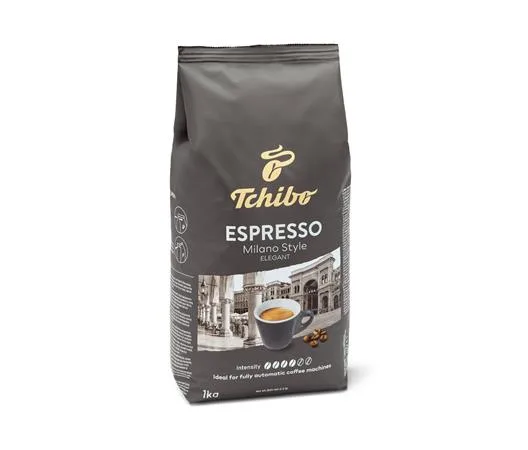 Káva, pražená, zrnková, 1000 g, TCHIBO "Milano" 2