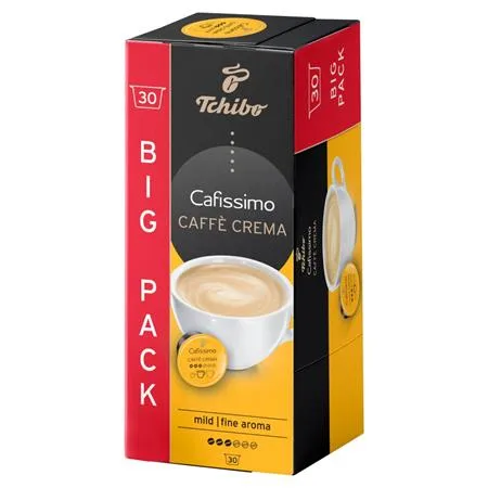 Kávové kapsule, 30 ks, TCHIBO "Cafissimo Caffé Crema Fine" 2