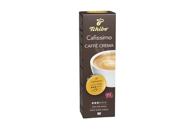 Kávové kapsule, 10 ks, TCHIBO "Cafissimo Café Crema Fine" 3