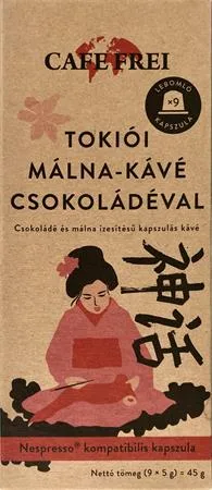 Kávové kapsule, kompatibilné s Nespresso®, 9 ks, CAFE FREI "Tokijská čokoládová malina" 2