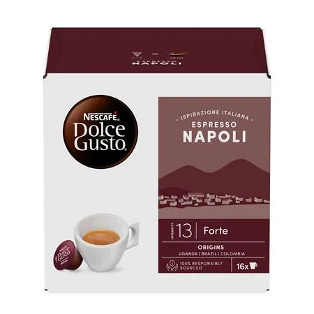 Kávové kapsule, 16 ks, NESCAFÉ DOLCE GUSTO "Espresso Napoli" 2