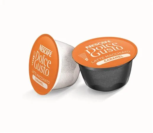 Kávové kapsule, 8x2 ks,  NESCAFÉ DOLCE GUSTO "Latte Macchiato", karamelové 2