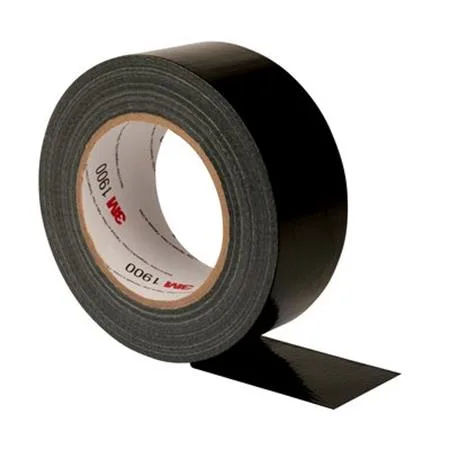 Lepiaca páska, tkanina, 50 mmx50 m, 3M "Duct Tape 1900", čierna, 24 kotúčov 2