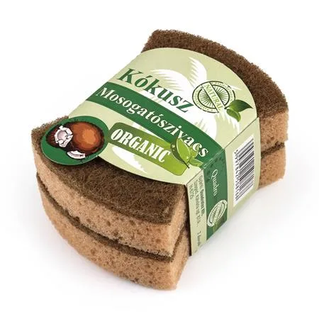 Špongia na riad, 2 ks, BIO NATURAL, kokos 2