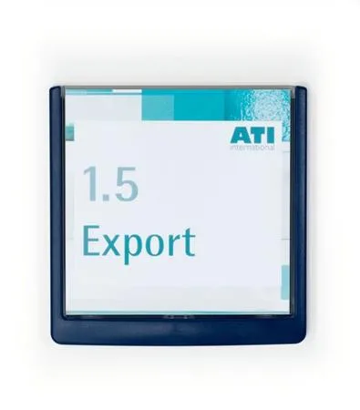 Informačná tabuľka, 149x148,5 mm, DURABLE "CLICK SIGN", modrá 2