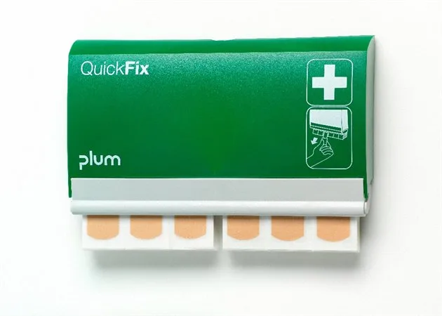Dávkovač náplastí "Quick Fix", 90 ks vodeodolných náplastí, PLUM 2