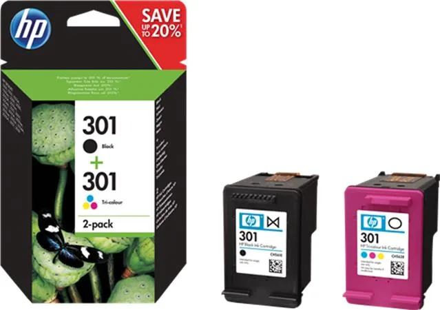 N9J72AE náplň do tlačiarne pack DeskJet 2050, HP 301 b+c+m+y 2