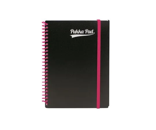 Špirálový zošit, A5, linajkový, 100 listov, PUKKA PAD, "Neon notepad" 2