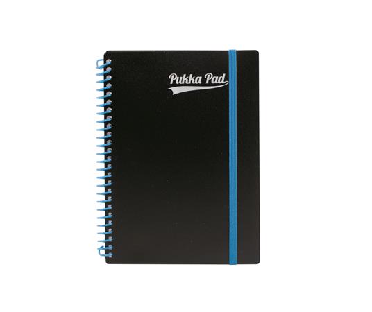 Špirálový zošit, A5, linajkový, 100 listov, PUKKA PAD, "Neon notepad" 4