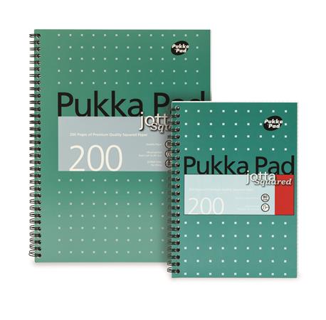 Špirálový zošit, A5, linajkový, 100 strán, PUKKA PAD, "Metallic Jotta" 2