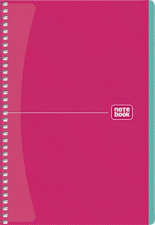 Špirálový zošit, A5, štvorčekový, 80 listov, SHKOLYARYK "Notebook",  mix 2