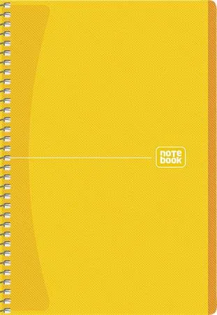 Špirálový zošit, A5, štvorčekový, 80 listov, SHKOLYARYK "Notebook",  mix 3