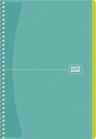 Špirálový zošit, A5, štvorčekový, 80 listov, SHKOLYARYK "Notebook",  mix 4