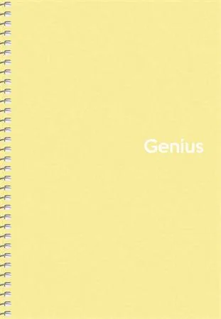 Špirálový zošit, štvorčekový, A5, 80 listov, PP obal, SHKOLYARYK "Genius Pastel", mix 2