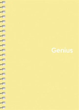 Špirálový zošit, štvorčekový, A6, 80 listov, PP obal, SHKOLYARYK "Genius Pastel", mix 2