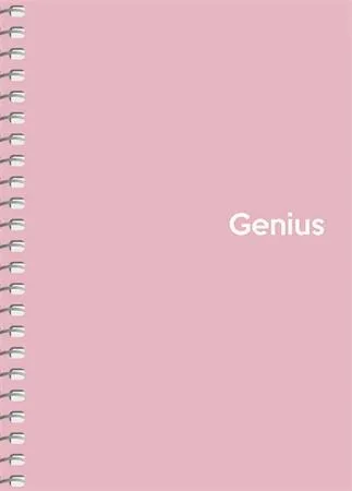 Špirálový zošit, štvorčekový, A6, 80 listov, PP obal, SHKOLYARYK "Genius Pastel", mix 3